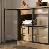 IKEA GÄRDESGÅRD (ИКЕА ГЭРДЕСГОРД) — Коробка с крышкой, натуральный 25x35x16 см — фото 5