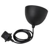 IKEA HAVSDJUP (ИКЕА ХАВСДЙУП) — Патрон с кабелем, чёрный 1.4 м — фото 1