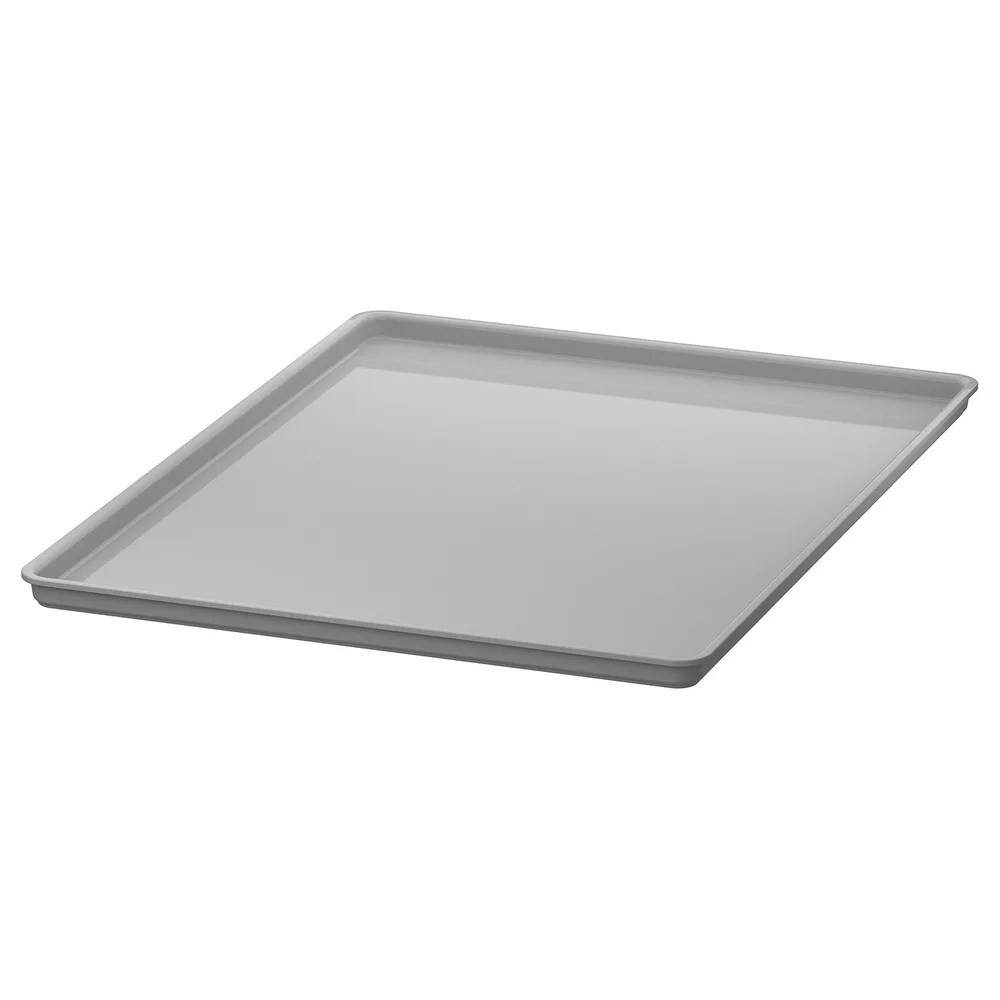 IKEA KUGGIS (ИКЕА КУГГИС) — Крышка, светло-серый 26x35 см