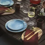 IKEA FÄRGKLAR (ИКЕА ФЭРГКЛАР) — Тарелка, светло-голубой 26 см — фото 2