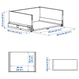 IKEA KNIVSHULT (ИКЕА КНИВСХУЛТ) — Ящик высокий, темно-серый 60х45 см — фото 4