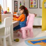 IKEA GREJSIMOJS (ИКЕА ГРЕЙСИМОЙС) — Чехол на детский стул, искусственный мех/розовый — фото 2
