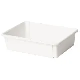 IKEA KACKLA (ИКЕА КАКЛА) — Раздвижной контейнер, белый 25-38х19 см — фото 1