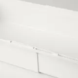 IKEA KACKLA (ИКЕА КАКЛА) — Раздвижной контейнер, белый 25-38х19 см — фото 3