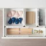 IKEA KACKLA (ИКЕА КАКЛА) — Раздвижной контейнер, белый 25-38х19 см — фото 7