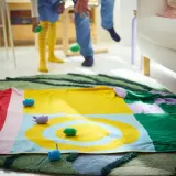 IKEA GREJSIMOJS (ИКЕА ГРЕЙСИМОЙС) — Мягкая игрушка, 3 шт., кот кролик/медведь разноцветный — фото 2