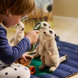 IKEA SANDLÖPARE (ИКЕА САНДЛЁПАРЕ) — Мягкая игрушка, сурикат/бежевый 20 см — фото 2