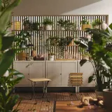 IKEA TÄRNÖ (ИКЕА ТЭРНЁ) — Табурет складной, черный/светло-коричневая морилка 30х42 см — фото 3
