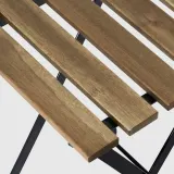 IKEA TÄRNÖ (ИКЕА ТЭРНЁ) — Табурет складной, черный/светло-коричневая морилка 30х42 см — фото 6