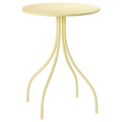 IKEA TÅNEBRO (ИКЕА ТОНЕБРО) — Столик, для дома и улицы/бледно-желтый 46 см