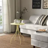 IKEA TÅNEBRO (ИКЕА ТОНЕБРО) — Столик, для дома и улицы/бледно-желтый 46 см — фото 3