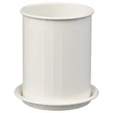 IKEA VÄLVÅRDAD (ИКЕА ВЭЛВОРДАД) — Держатель для приборов, белый/оцинкованный 13 см — фото 1