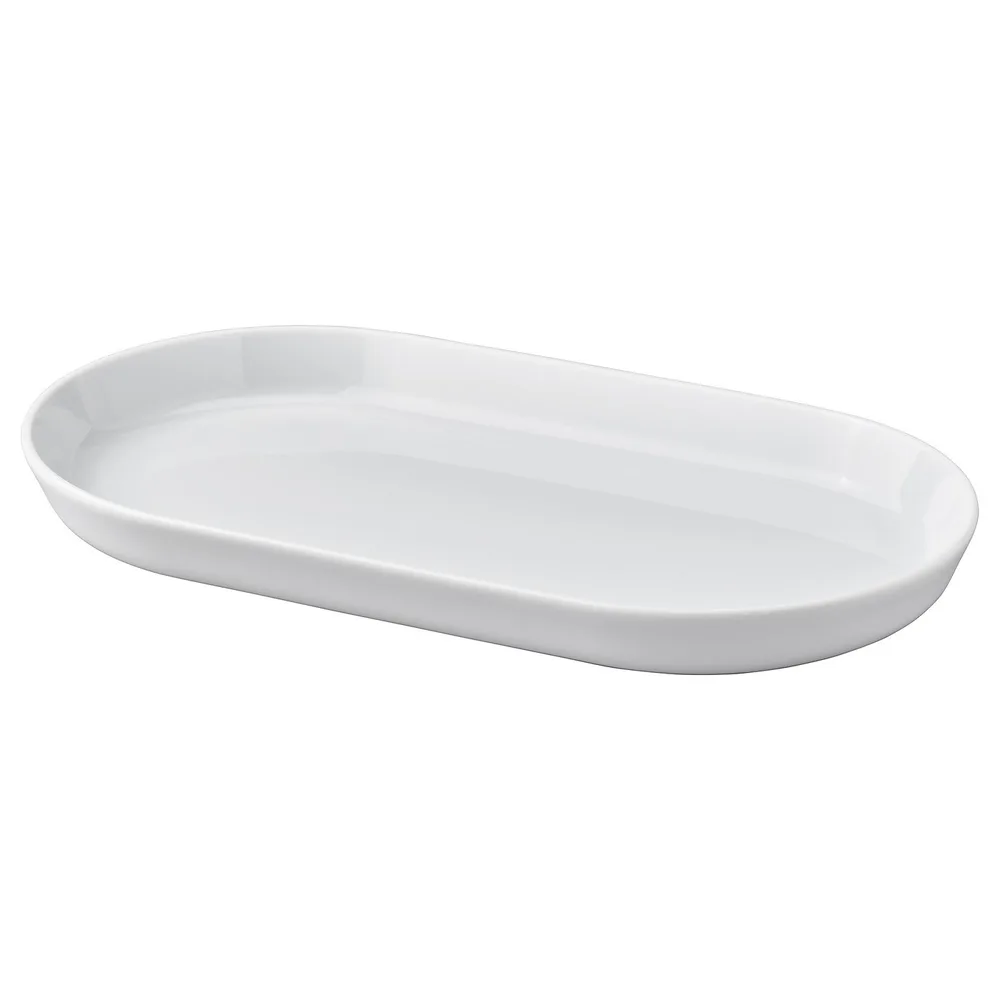 IKEA 365+ (ИКЕА 365+) — Блюдо, белый 27х15 см