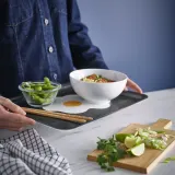 IKEA KEJSARFISK (ИКЕА КЕЙСАРФИСК) — Поднос, разноцветный узор 28х37 см — фото 3