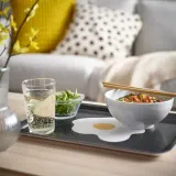 IKEA KEJSARFISK (ИКЕА КЕЙСАРФИСК) — Поднос, разноцветный узор 28х37 см — фото 4