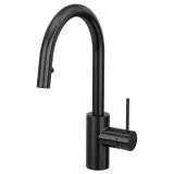 IKEA SALLSJÖN (ИКЕА САЛЛШЁН) — Смеситель с выдвижным изливом, чёрный — фото 1