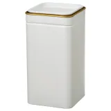 IKEA BLOMNING (ИКЕА БЛОМНИНГ) — Банка с крышкой, кремовый/для кофе/чая 10x10x20 см — фото 1