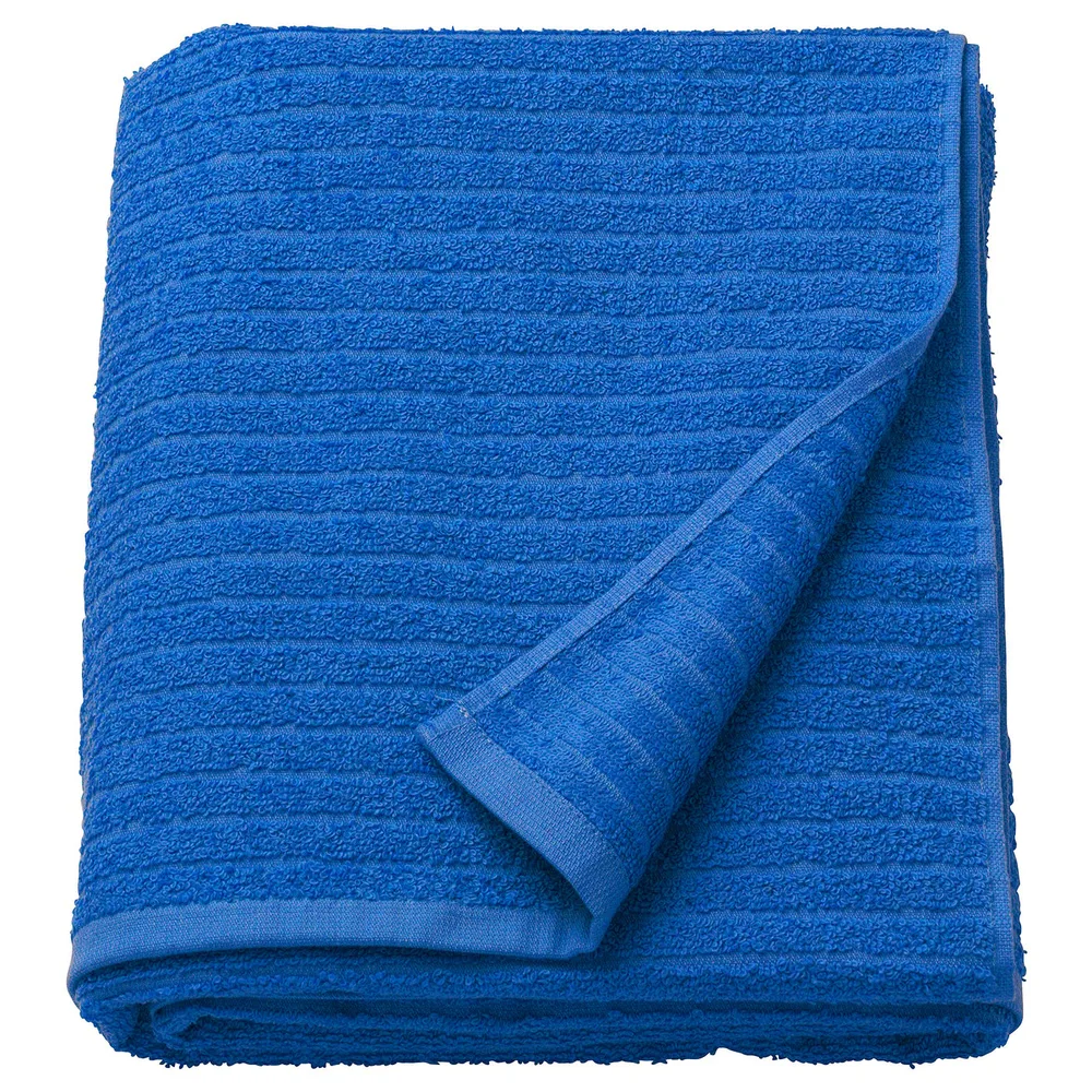 IKEA VÅGSJÖN (ИКЕА ВОГШЁН) — Полотенце банное, ярко-синий 100x150 см