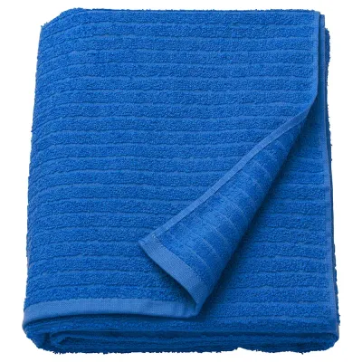 IKEA VÅGSJÖN (ИКЕА ВОГШЁН) — Полотенце банное, ярко-синий 100x150 см