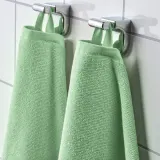 IKEA VÅGSJÖN (ИКЕА ВОГШЁН) — Полотенце банное, светло-зелёный 70x140 см — фото 3