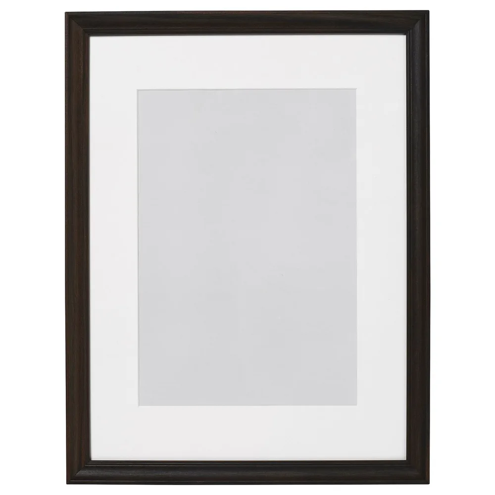 IKEA KLOTKÖRSBÄR (ИКЕА КЛОТКЁРСБЭР) — Рамка для фото, под дуб/тёмно-коричневый 30x40 см