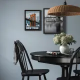 IKEA KLOTKÖRSBÄR (ИКЕА КЛОТКЁРСБЭР) — Рамка для фото, под дуб/тёмно-коричневый 30x40 см — фото 4