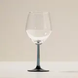 IKEA RÖDRÄKA (ИКЕА РЁДРЭКА) — Бокал для вина, сине-серый/прозрачное стекло 50 cl — фото 2