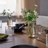 IKEA PÅSKÖTRÄD (ИКЕА ПОСКЁТРЭД) — Ваза, стекло/светло-коричневый 13.5 см — фото 2