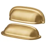 IKEA ENERYDA (ИКЕА ЕНЕРЙДА) — Ручка мебельная, цвет латуни 89 мм — фото 1