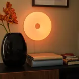 IKEA VARMBLIXT (ИКЕА ВАРМБЛИКСТ) — Светильник LED настольный/настенный, диммируемый умный белый 30 см — фото 5