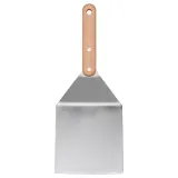 IKEA GRILLTIDER (ИКЕА ГРИЛЛТИДЕР) — Лопатка для гамбургеров, нержавеющая сталь/бук 30 см — фото 1