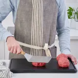 IKEA GRILLTIDER (ИКЕА ГРИЛЛТИДЕР) — Лопатка для гамбургеров, нержавеющая сталь/бук 30 см — фото 3