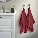 IKEA GULVIAL (ИКЕА ГУЛВИАЛ) — Полотенце для рук, глубокий красный 50x100 см — фото 4