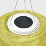 IKEA SOLVINDEN (ИКЕА СОЛВИНДЕН) — Подвесной светильник на солнечной батарее LED, для улицы шар/жёлтый 30 см — фото 2