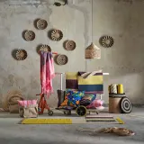 IKEA MÄVINN (ИКЕА МЭВИНН) — Наволочка декоративная, разноцветная/цветочный узор 50x50 см — фото 7