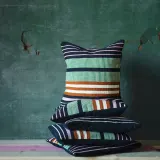 IKEA MÄVINN (ИКЕА МЭВИНН) — Наволочка декоративная, разноцветная/в полоску 50x50 см — фото 6