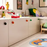 IKEA GREJSIMOJS (ИКЕА ГРЕЙСИМОЙС) — Ручка-кнопка, оранжевый/кошка 38 мм — фото 2