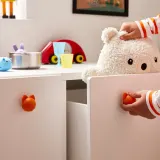 IKEA GREJSIMOJS (ИКЕА ГРЕЙСИМОЙС) — Ручка-кнопка, оранжевый/кошка 38 мм — фото 3