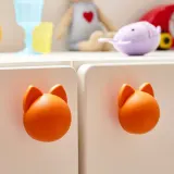 IKEA GREJSIMOJS (ИКЕА ГРЕЙСИМОЙС) — Ручка-кнопка, оранжевый/кошка 38 мм — фото 4