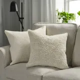IKEA NÄTNÄVA (ИКЕА НЭТНЭВА) — Чехол на подушку, бежевый 48х48 см — фото 4