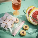 IKEA ISTAD (ИКЕА ИСТАД) — Пакет с застёжкой, светло-розовый 1 л — фото 4