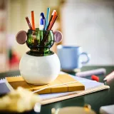 IKEA PS 2026 (ИКЕА ПС 2026) — Ваза, стекло/белый/зеленый розовый 15 см — фото 2