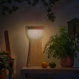 IKEA SOLVINDEN (ИКЕА СОЛВИНДЕН) — Декоративный светильник LED напольный, на солнечной батарее/сетка бежевый — фото 2