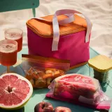 IKEA TOFSAND (ИКЕА ТОФСАНД) — Термосумка, розовый/оранжевый 26х19х19 см — фото 4