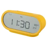 IKEA RÖDSTRÄFSE (ИКЕА РЁДСТРЭФСЕ) — Будильник с гигро-/термометром, желтый 17х8х6 см — фото 1