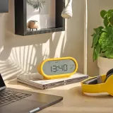 IKEA RÖDSTRÄFSE (ИКЕА РЁДСТРЭФСЕ) — Будильник с гигро-/термометром, желтый 17х8х6 см — фото 3
