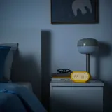 IKEA RÖDSTRÄFSE (ИКЕА РЁДСТРЭФСЕ) — Будильник с гигро-/термометром, желтый 17х8х6 см — фото 4