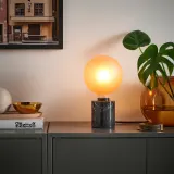 IKEA MOLNART (ИКЕА МОЛНАРТ) — Светодиодная лампа E27 180 люмен, шар матовая/коричневый 150 мм — фото 3