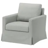 IKEA SALTSJÖBADEN (ИКЕА САЛТШЁБАДЕН) — Чехол на кресло-качалку/вращающееся кресло, Тонеруд серый — фото 2