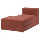 IKEA JÄTTEBO (ИКЕА ЙЭТТЕБО) — Чехол на модуль-шезлонг, левый, Самсала коричнево-красный — фото 2